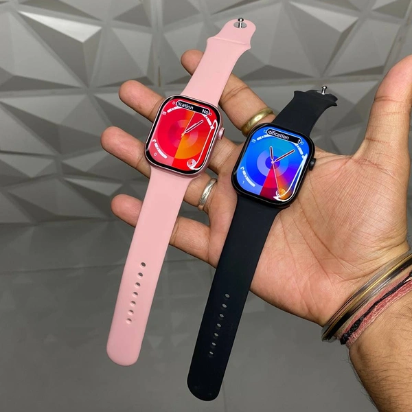 Keqiwear WS 91 Max Multi Function Smartwatch With Dynamic Island Premium Display  - Couple Combo