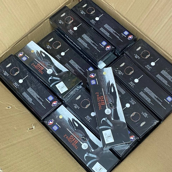 Buy 1 Get 1 Free Combo T900 Ultra 2 Smartwatch, 2.19 Infinite Full Touch Screen - Silver Case/Black Strap
