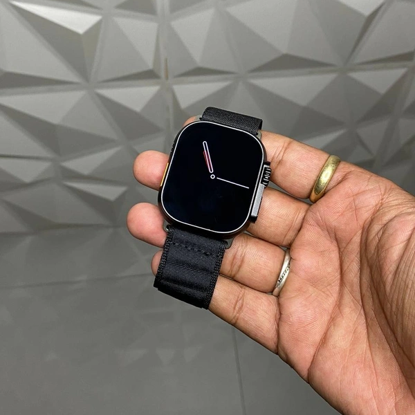 Wearfit Hw9 Ultra Max Flagship Smartwatch | 2.2 Amoled Display With Dual Core Fastest Processor - Black, 1 Month Cybzone Warranty