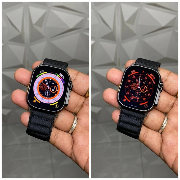 Wearfit Hw9 Ultra Max Flagship Smartwatch | 2.2 Amoled Display With Dual Core Fastest Processor - Black, 1 Month Cybzone Warranty