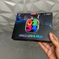 Wearfit Hw9 Ultra Max Flagship Smartwatch | 2.2 Amoled Display With Dual Core Fastest Processor - Black, 1 Month Cybzone Warranty