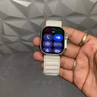Wearfit Hw9 Ultra Max Flagship Smartwatch | 2.2 Amoled Display With Dual Core Fastest Processor - White, 1 Month Cybzone Warranty