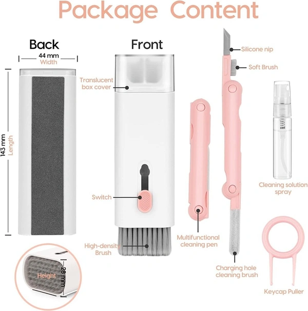 7 In 1 Keyboard Cleaning Brush Mobile Accessories