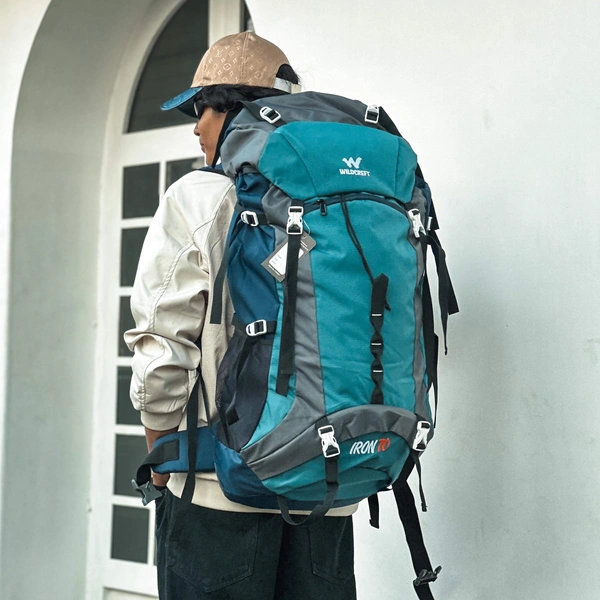 Outdoor Sports Backpack 65L Mountaineering Bag Waterproof Hiking Backpack Camping Climbing Rucksack Travel Trekking Backpack - TFB5