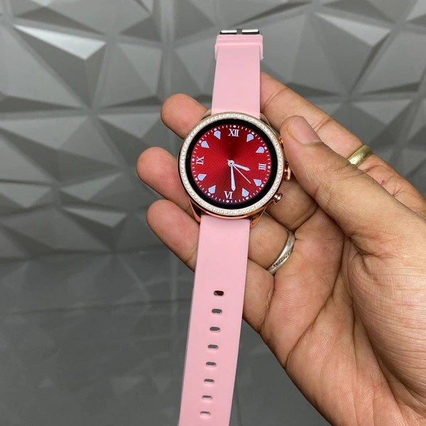 4 In 1 Amoled Display Smartwatch For Her, Smart Watch For Android & IOS Smartwatch - Green
