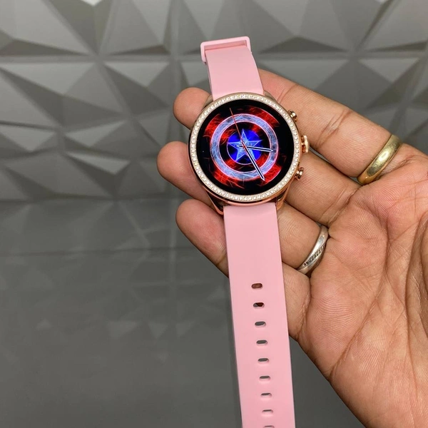 4 In 1 Amoled Display Smartwatch For Her, Smart Watch For Android & IOS Smartwatch - Green