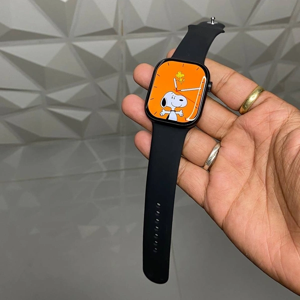 The Most Premium Master Quality Ws91 Multi Function Premium Smartwatch With Dynamic Island - Black