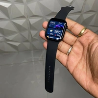 The Most Premium Master Quality Ws91 Multi Function Premium Smartwatch With Dynamic Island - Black