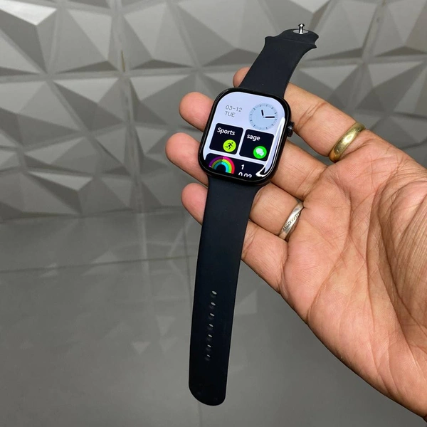 The Most Premium Master Quality Ws91 Multi Function Premium Smartwatch With Dynamic Island - Black