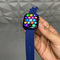 New Series 9 Smartwatch With Big 2.21 Inch High Resolution Display Smartwatch, Mrp On Box, Original Packaging - Blue