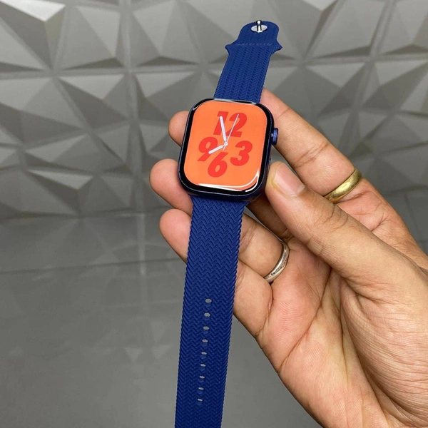 New Series 9 Smartwatch With Big 2.21 Inch High Resolution Display Smartwatch, Mrp On Box, Original Packaging - Blue