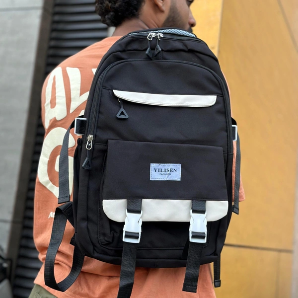 Aesthetic College Backpack Travel Backpack Hiking Preppy Backpack for Men Lightweight Casual Day Pack - FTB4