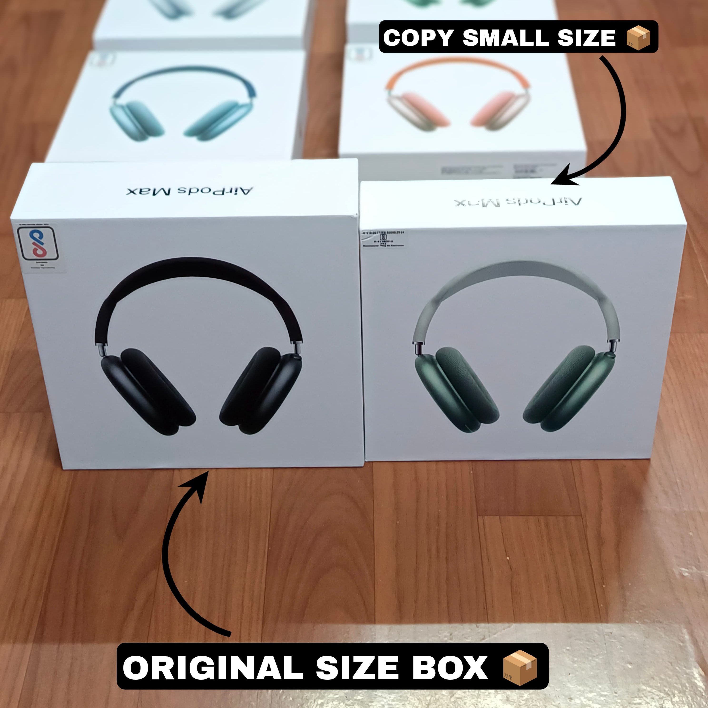 Air Pods Max 1:1 Replica Serial Number Working, Original Size Box ...