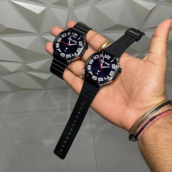 Metal Quality Smartwatch With On/Off Logo, New Always On Display, 17+ Inbuilt Watch, 2/3 Days Battery Backup - Black