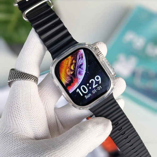 New Arrivals Ultra 10 In 1 Ultra Smartwatch,Watch Guard,Pro 2 Tws Earbud,7 Variety Of Assorted Straps & Touch Pen All In One Set