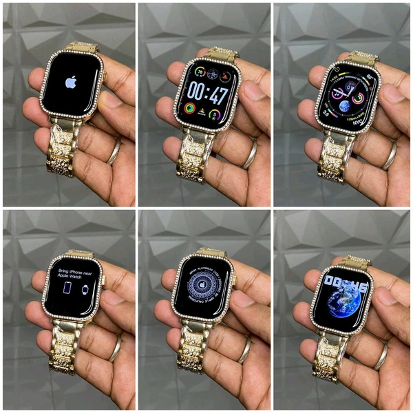 Hk16 Series 9 Plus Watch With Amoled Display, Most Premium Watch With Premium Dual Straps