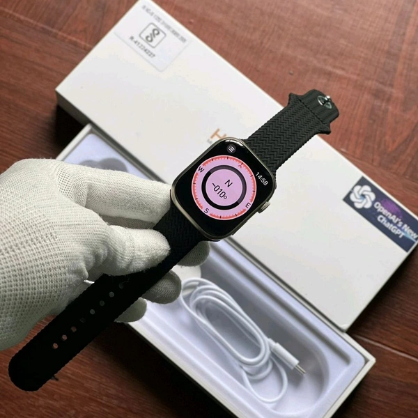Original Wearfit HK9 Pro AMOLED 2.12 inch 60Hz High Quality Display SmartWatch | The chip integrates TwoCortex-M33 Star CPU - 1 Month Cybzone Warranty
