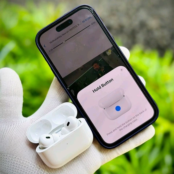 Air Pods Pro 2 Original Quality With 1 Month Cybzone Warranty | Android And iOS Supported | Smartphone not included - 1 Month Cybzone Warranty