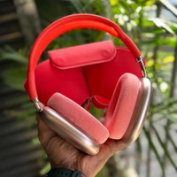 First Time In India, Air Pods Max Anc With Magnetic Case And Cushion, Serial Number Working, Original Box Packing - Red
