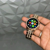 First Time In Ever Generation 8 Edition Smartwatch With Diamond Belt And Silicon Strap