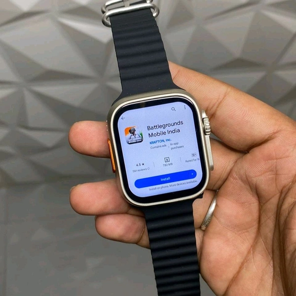 S8 Ultra Honey Comb Edition 4G Sim Card Supported Smart Watches Android OS GPS Map 2.08" Screen Heart Rate App install Smart Watch | Same As Smartphone