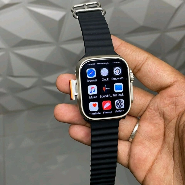S8 Ultra Honey Comb Edition 4G Sim Card Supported Smart Watches Android OS GPS Map 2.08" Screen Heart Rate App install Smart Watch | Same As Smartphone
