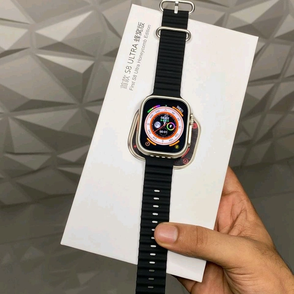 S8 Ultra Honey Comb Edition 4G Sim Card Supported Smart Watches Android OS GPS Map 2.08" Screen Heart Rate App install Smart Watch | Same As Smartphone