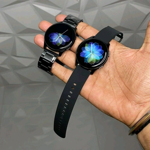 Smartwatch Active 2 With Metal And Silicon Strap, Bluetooth Calling Support With On/Off Logo - Black