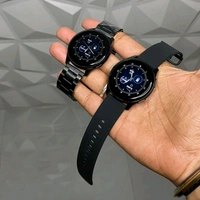 Smartwatch Active 2 With Metal And Silicon Strap, Bluetooth Calling Support With On/Off Logo - Black