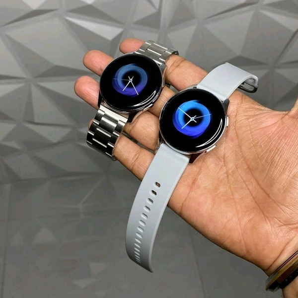 Smartwatch Active 2 With Metal And Silicon Strap, Bluetooth Calling Support With On/Off Logo - Silver