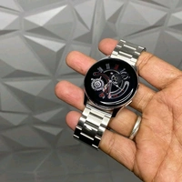 Smartwatch Active 2 With Metal And Silicon Strap, Bluetooth Calling Support With On/Off Logo - Silver