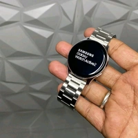 Smartwatch Active 2 With Metal And Silicon Strap, Bluetooth Calling Support With On/Off Logo - Silver
