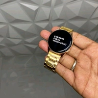 Smartwatch Active 2 With Metal And Silicon Strap, Bluetooth Calling Support With On/Off Logo - Gold