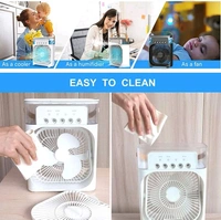 Portable Air Conditioner Fan, Personal Mini Small Evaporative Air Cooler Cool Mist Humidifier, 1/2/3 H Timer, 3 Speeds & 3 Spray Modes For Room Office Home Travel