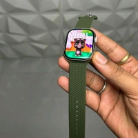 Wearfit Hk9 Pro Max Plus Super Amoled Display Smartwatch with ChatGPT-Powered | 5.3 Bluetooth Calling Smartwatch | Always On Display | 90 Hz Refresh Rate | AI Health & Fitness Tracker | Compass - Green, 1 Month Cybzone Warranty