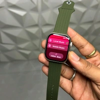 Wearfit Hk9 Pro Max Plus Super Amoled Display Smartwatch with ChatGPT-Powered | 5.3 Bluetooth Calling Smartwatch | Always On Display | 90 Hz Refresh Rate | AI Health & Fitness Tracker | Compass - Green, 1 Month Cybzone Warranty