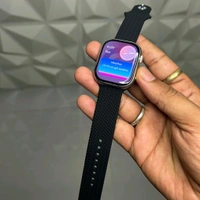Wearfit Hk9 Pro Max Plus Super Amoled Display Smartwatch with ChatGPT-Powered | 5.3 Bluetooth Calling Smartwatch | Always On Display | 90 Hz Refresh Rate | AI Health & Fitness Tracker | Compass - Silver, 1 Month Cybzone Warranty