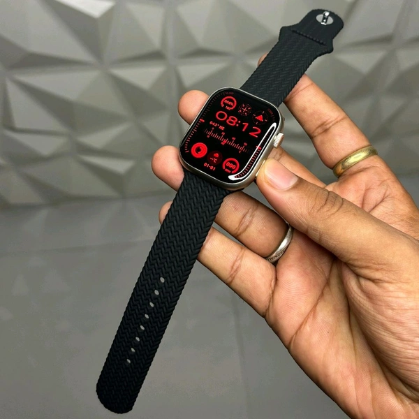 Wearfit Hk9 Pro Max Plus Super Amoled Display Smartwatch with ChatGPT-Powered | 5.3 Bluetooth Calling Smartwatch | Always On Display | 90 Hz Refresh Rate | AI Health & Fitness Tracker | Compass - Silver, 1 Month Cybzone Warranty