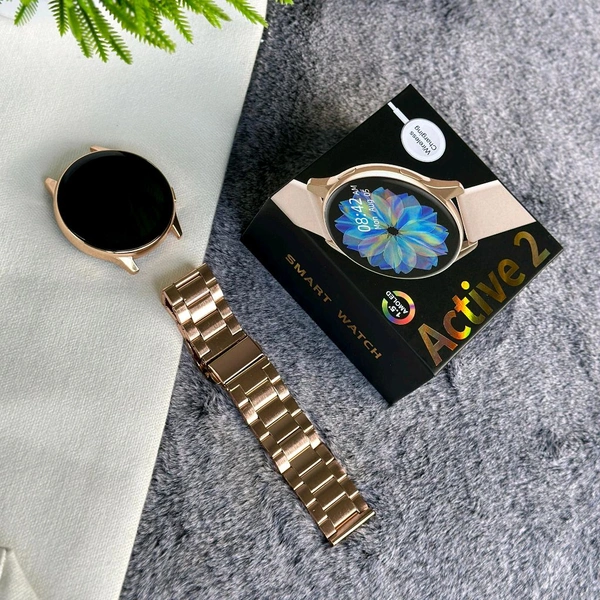 Active 2 Curve HD Display Smartwatch, Heart Sensor With Real Time Monitor, Bluetooth Calling - SRAT3