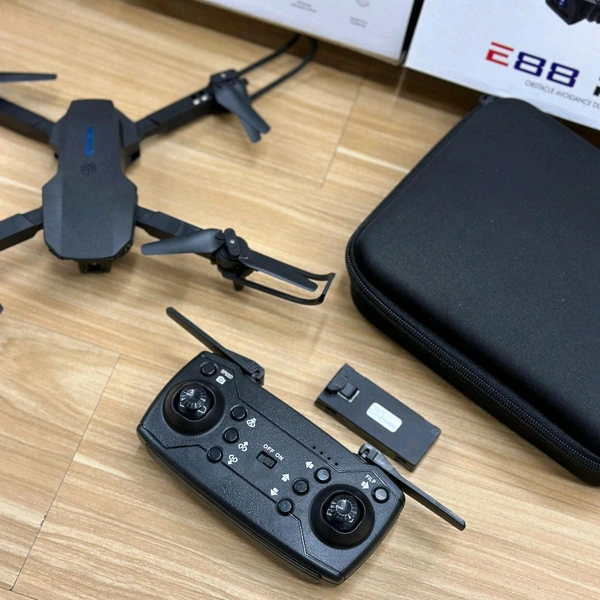 Foldable Toy Drone with HQ WiFi Camera Remote Control E88 Model 