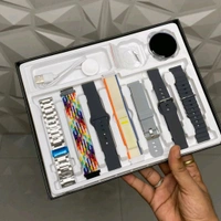 First Time In India, Active 2 Amoled Combo Set, 7 High Quality Straps, Wireless Charging Support - Silver