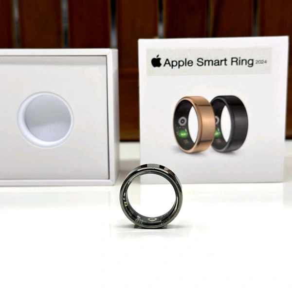 Smart Ring 100% Original Heart Rate SPO2 And Sleeping Monitor (Rose Gold)
