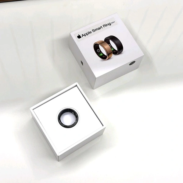 Smart Ring 100% Original Heart Rate SPO2 And Sleeping Monitor (Rose Gold)
