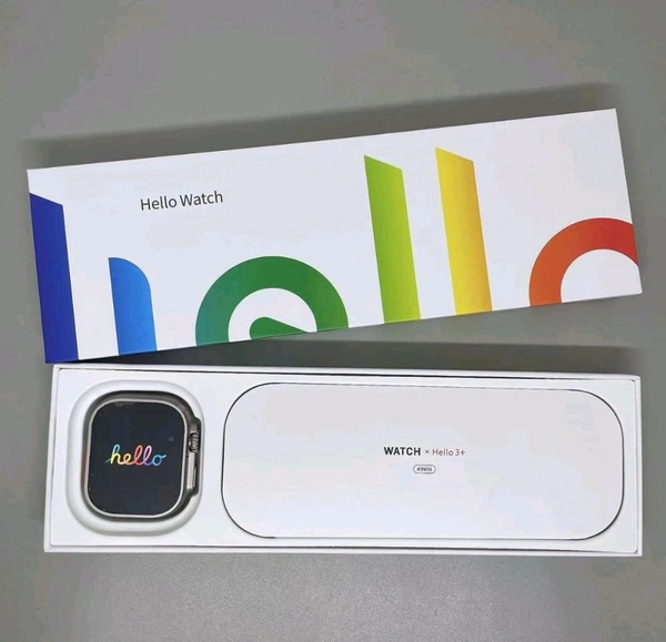 Hello Watch 3 PLUS Smart Watch GEN 2 2024 version | ChatGPT, Amoled 60Hz Display  - 1 Month Cybzone Warranty
