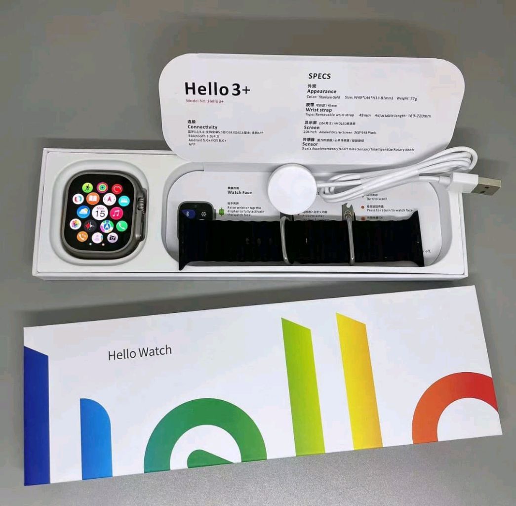 Hello Watch 3 PLUS Smart Watch GEN 2 2024 version | ChatGPT
