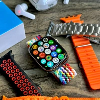 I32 Max Suit Smart Watch Set Combination Wrist Earphone, Watch Ultra Max Suit Smartwatch - Orange