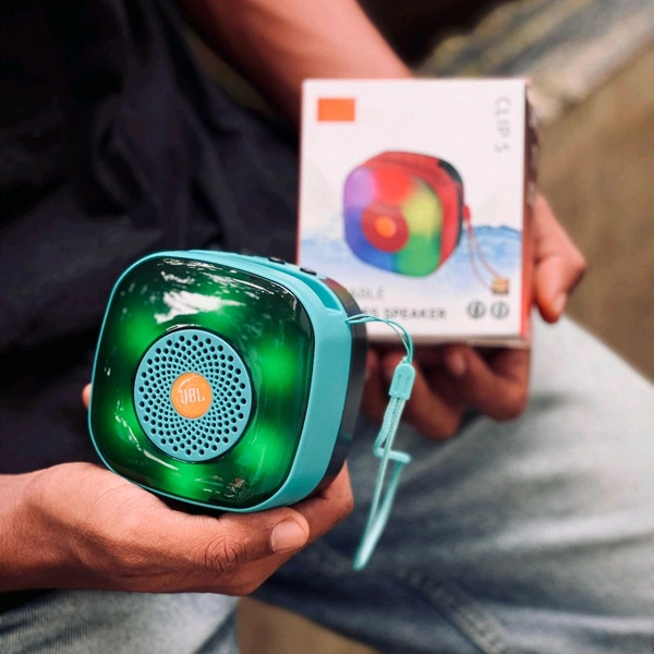 Portable Bluetooth Speaker Dynamic Thunder Sound With Rgb Light 5 W Bluetooth Speaker Multicolor, Stereo Channel - STB1