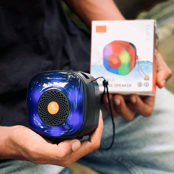 Portable Bluetooth Speaker Dynamic Thunder Sound With Rgb Light 5 W Bluetooth Speaker Multicolor, Stereo Channel - STB2