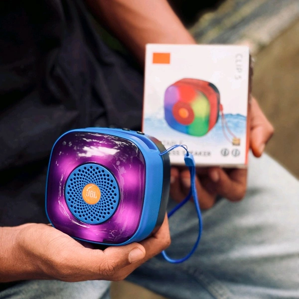 Portable Bluetooth Speaker Dynamic Thunder Sound With Rgb Light 5 W Bluetooth Speaker Multicolor, Stereo Channel - STB5