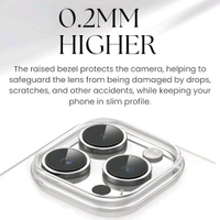 Keephone Crystal Clear Transparent Slim Hard Back Cover for iPhone 15 Series - iPhone 15